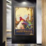 affiche vintage australie