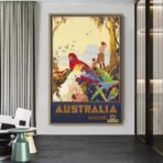 affiche vintage australie