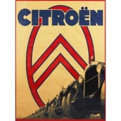affiche vintage automobile
