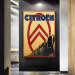 affiche vintage automobile