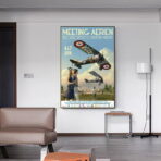 affiche vintage avions