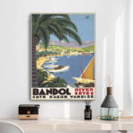 affiche vintage bandol