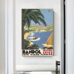 affiche vintage bandol
