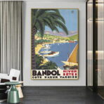 affiche vintage bandol