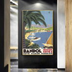 affiche vintage bandol