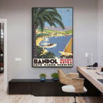 affiche vintage bandol