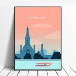 affiche vintage bangkok