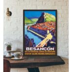 affiche vintage Besançon