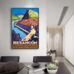 affiche vintage Besançon