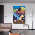 affiche vintage Besançon
