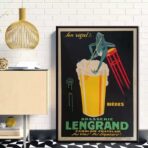 affiche vintage bière