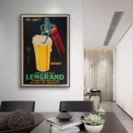 affiche vintage bière