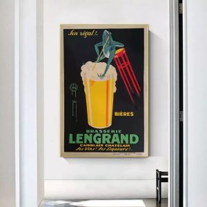 affiche vintage bière