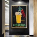 affiche vintage bière