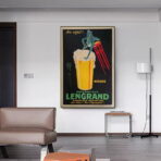 affiche vintage bière