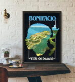 affiche vintage bonifacio