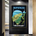 affiche vintage bonifacio