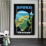 affiche vintage bonifacio