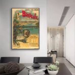 affiche vintage bordeaux