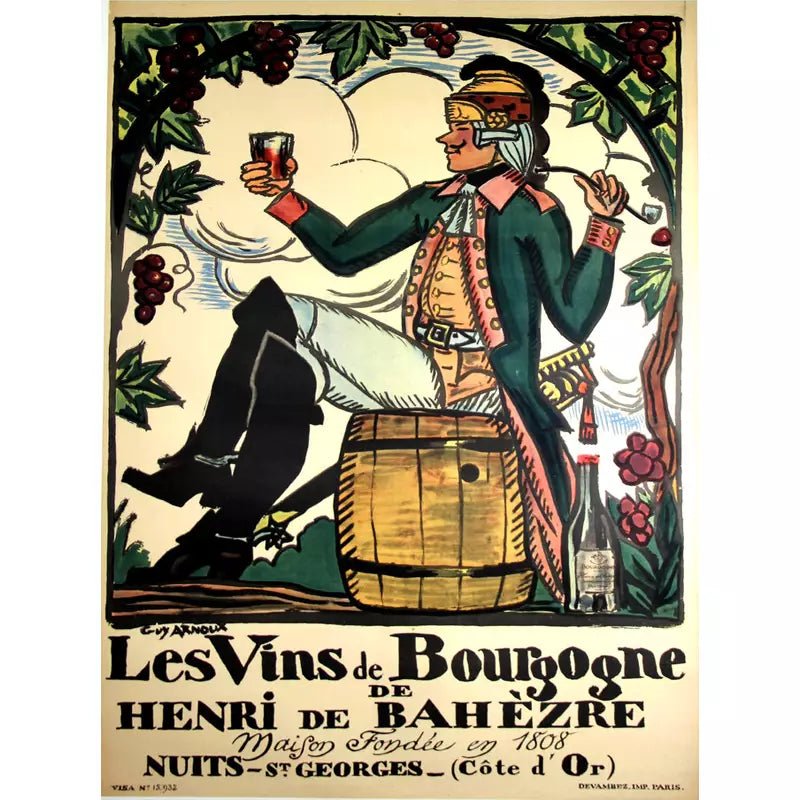 affiche-vintage-bourgogne_3 affiche vintage bourgogne
