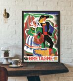 affiche vintage bretagne