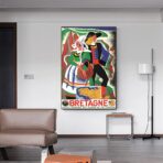 affiche vintage bretagne