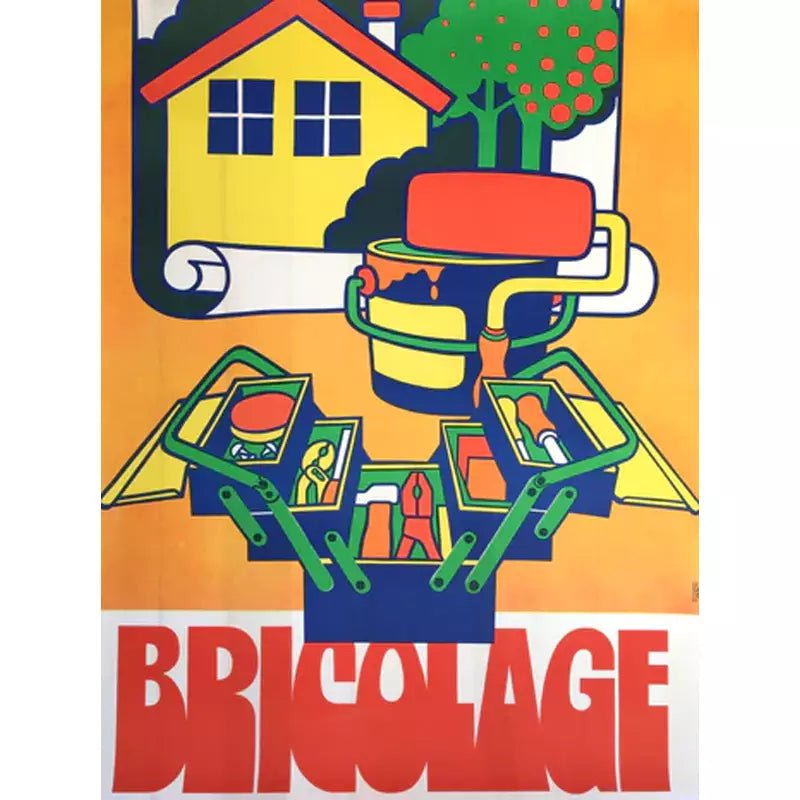 affiche-vintage-bricolage_12 vintage diy poster