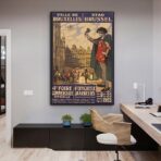 affiche vintage Bruxelles