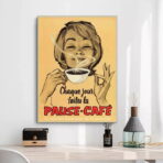 affiche vintage café