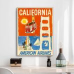 affiche vintage california