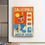 affiche vintage california