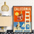 affiche vintage california
