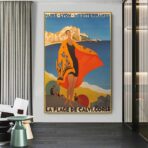 affiche vintage calvi