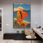affiche vintage calvi