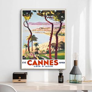 affiche vintage cannes