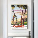 affiche vintage cannes