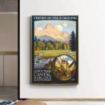 affiche vintage cantal