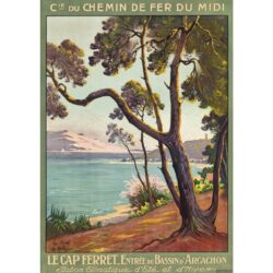 affiche vintage cap ferret