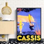 affiche vintage cassis