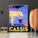 affiche vintage cassis