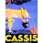 vintage poster cassis