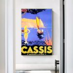 affiche vintage cassis