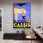 affiche vintage cassis