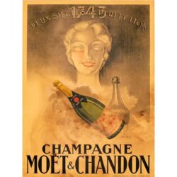 affiche vintage champagne