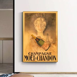 affiche vintage champagne