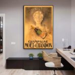 affiche vintage champagne