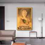 affiche vintage champagne