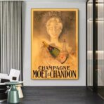 affiche vintage champagne