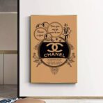 affiche vintage chanel