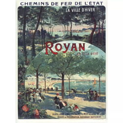 affiche vintage charente maritime